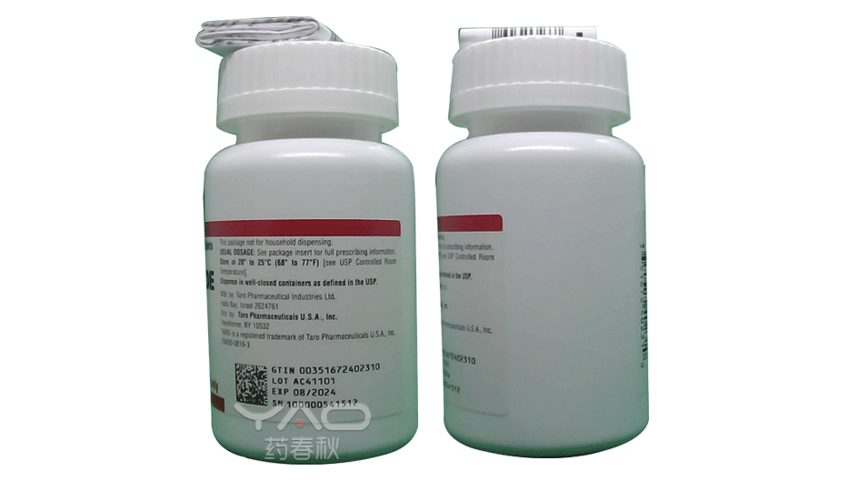 Acetazolamide（NDC：51672-4023-1）