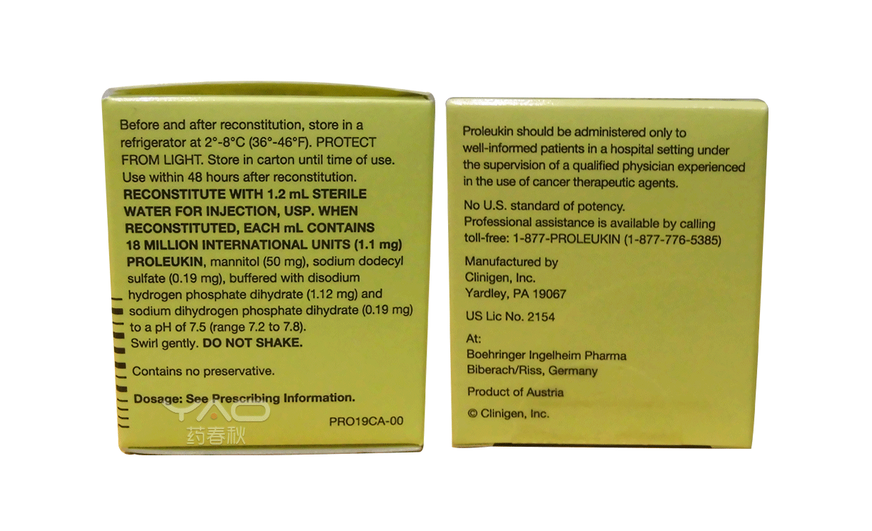 Proleukin（76310-022-01）