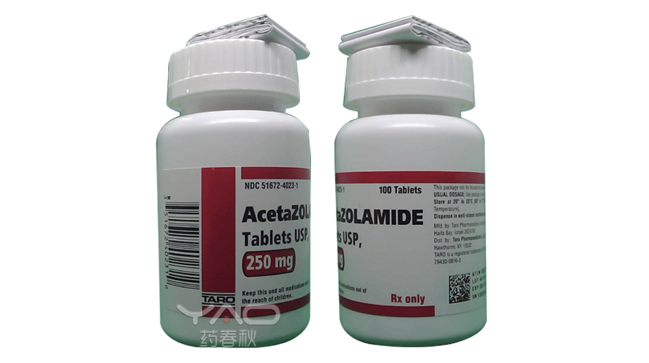 Acetazolamide（NDC：51672-4023-1）