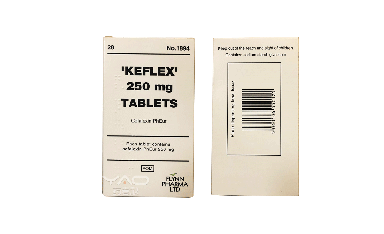 Keflex（PL 13621/0020）