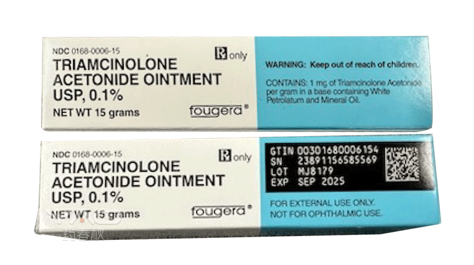 Triamcinolone Acetonide，NDC：0168-0006-15