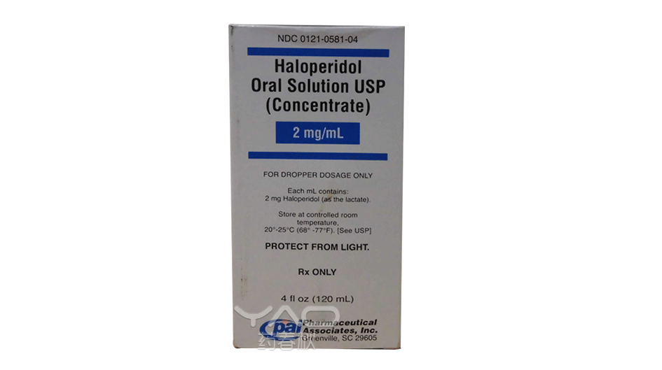 Haloperidol(NDC:0121-0581-04)