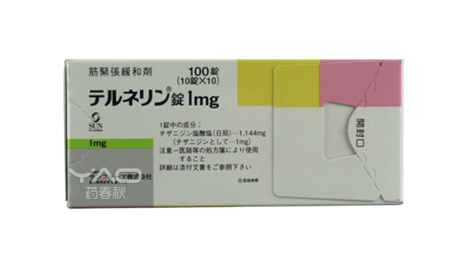 Ternelin(テルネリン錠1mg)