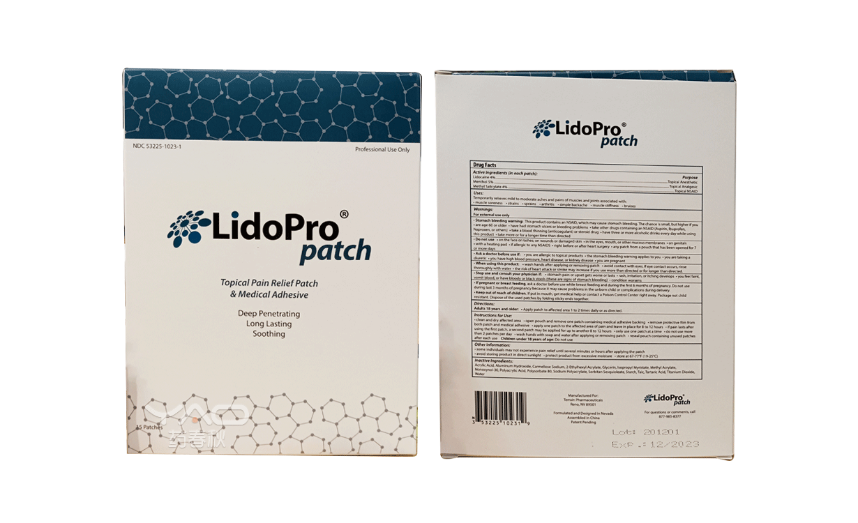 LidoPro Patch(53225-1023-1)