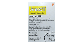 Amoxil paediatric suspension