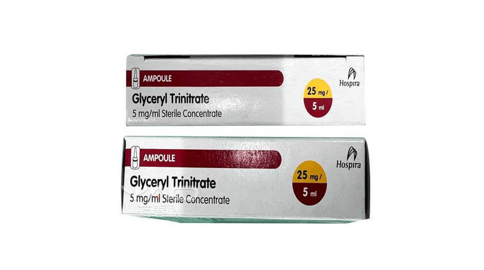 Glyceryl Trinitrate 5 mg/ml Sterile Concentrate.