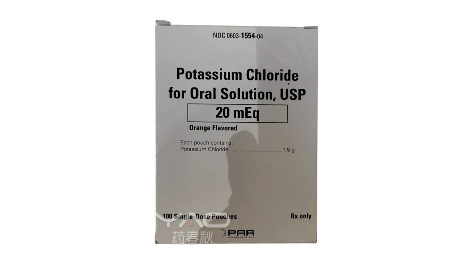 Potassium Chloride（NDC：0603-1554-04）