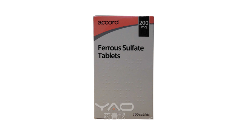 Ferrous Sulfate 200mg tablets (100 pack)