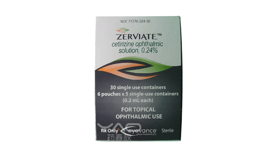 Zerviate（NDC：71776-024-30）