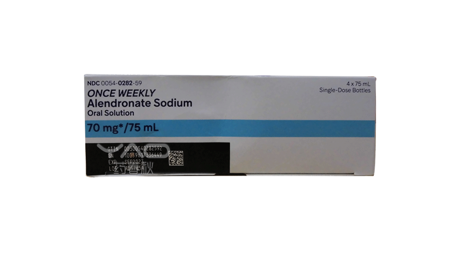 Alendronate Sodium（NDC：0054-0282-59	）