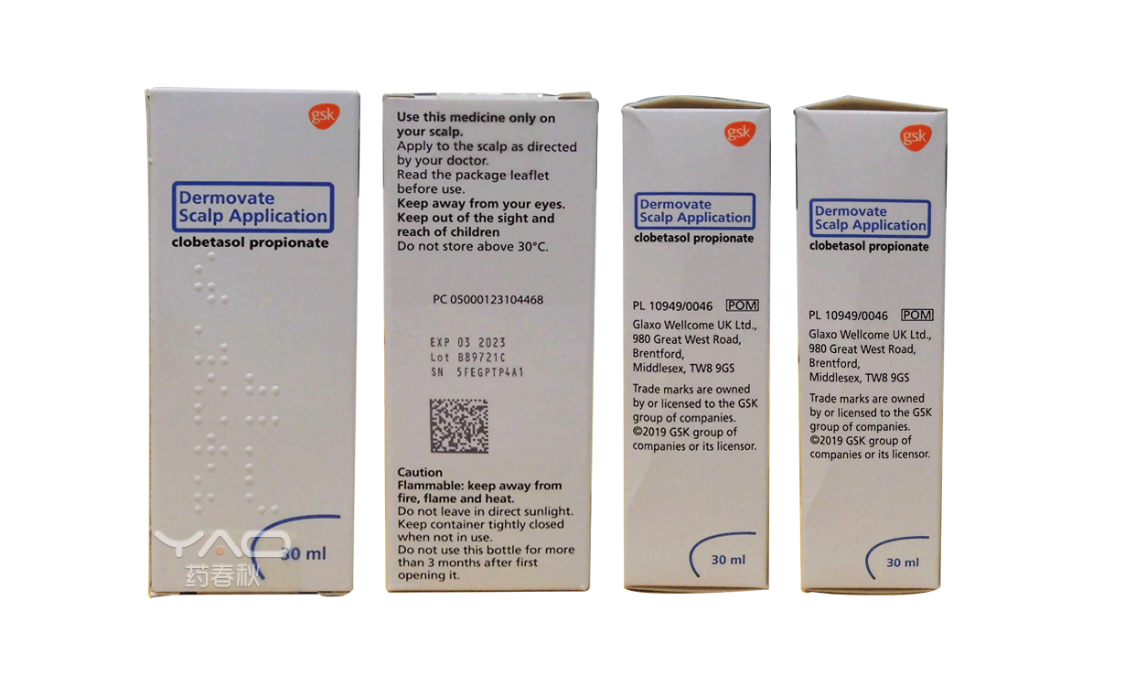 Dermovate Scalp Application（PL:10949/0046)