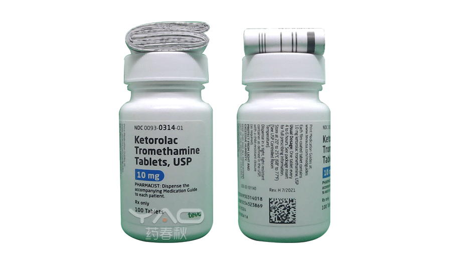 Ketorolac Tromethamine(0093-0314-01)