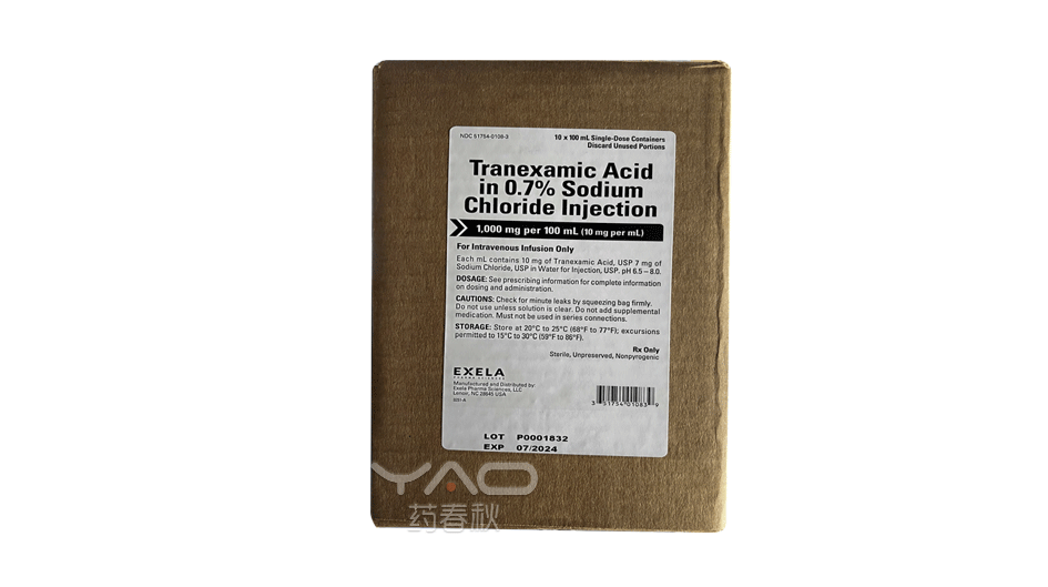 TRANEXAMIC ACID IN SODIUM CHLORIDE（51754-0108-3）