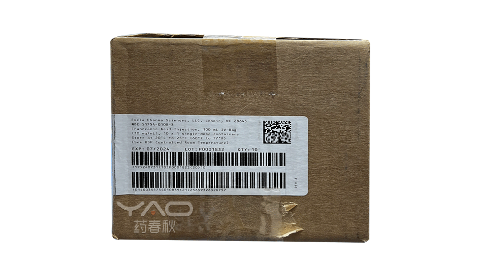 TRANEXAMIC ACID IN SODIUM CHLORIDE（51754-0108-3）